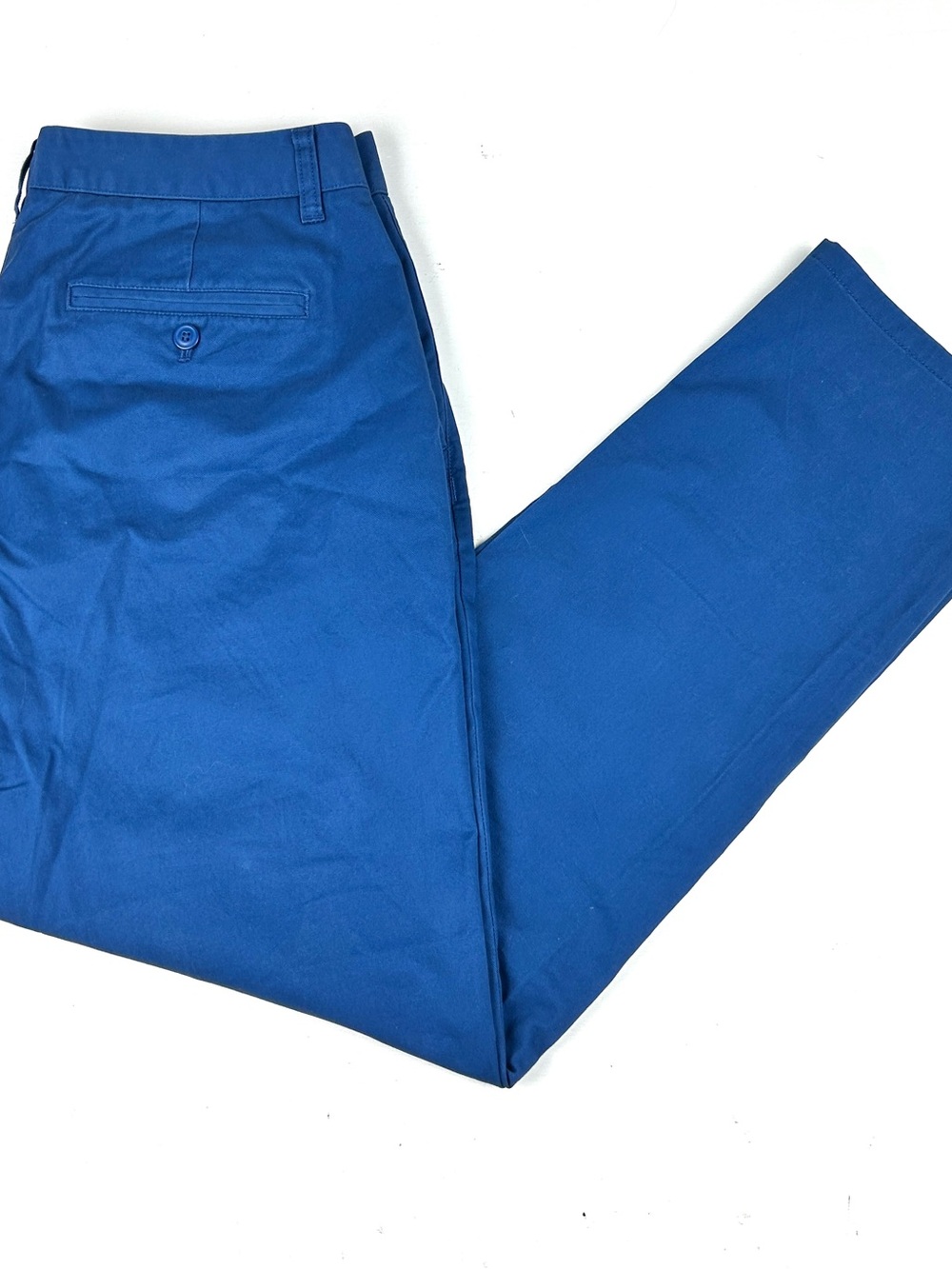 Bonobos Pants Mens 34 X 30 Athletic Straight Cotton Blue Chinos